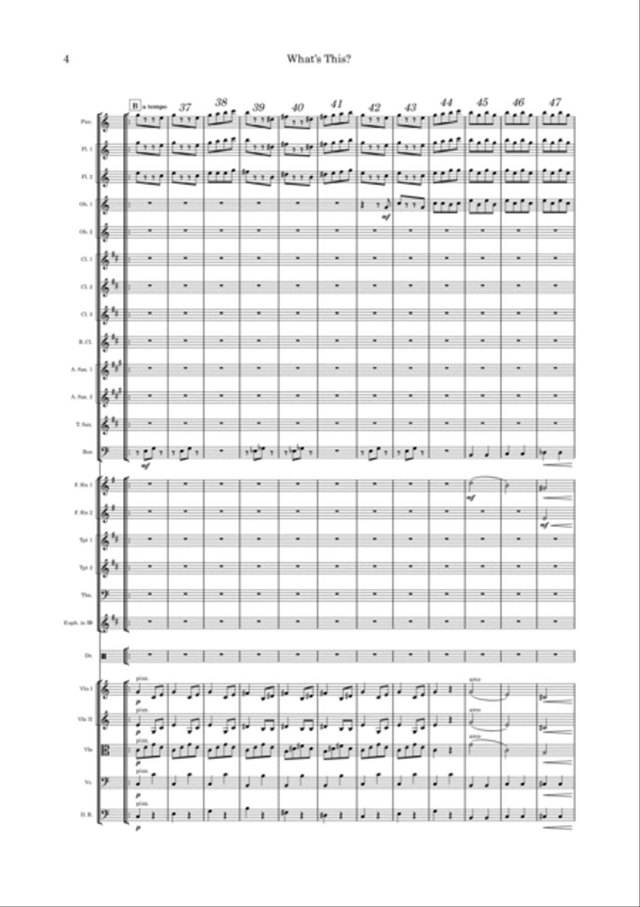 What's This? What's This? Full Orchestra scores gallery preview page 4