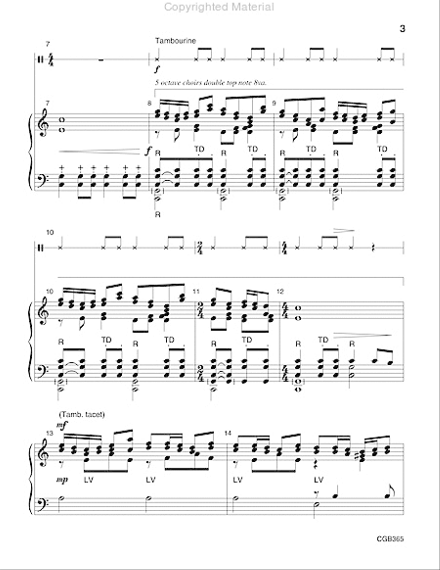 Sunshine and Shadow Handbell Choir scores gallery preview page 3