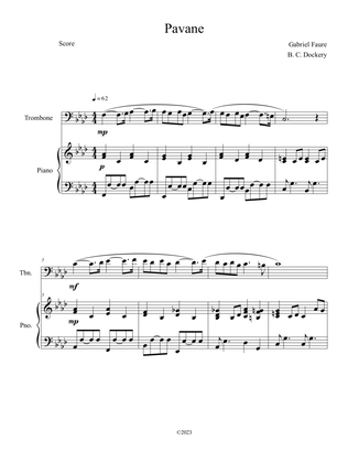 Pavane (Trombone Solo with Piano Accompaniment)