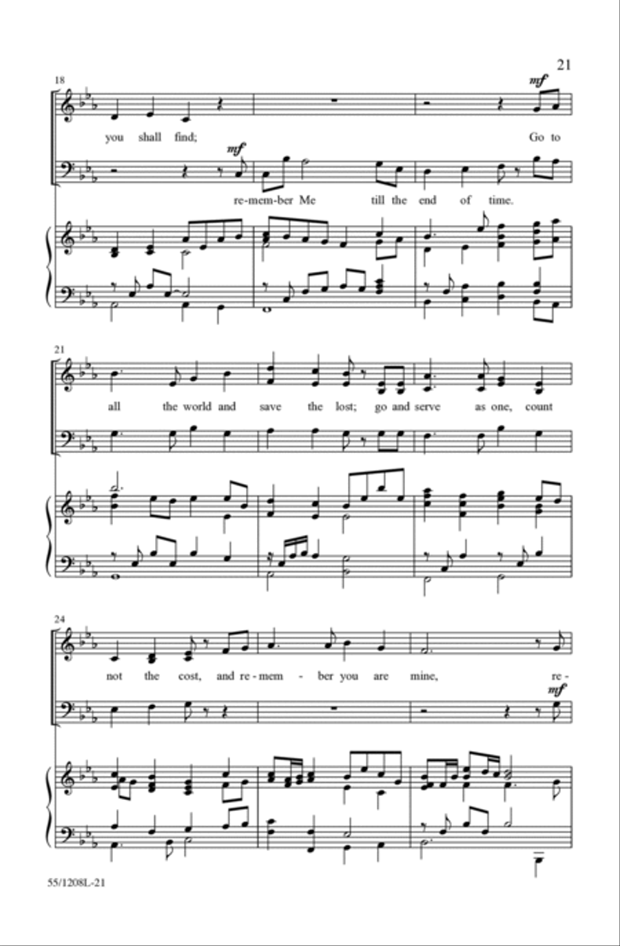 No Greater Love Choir scores gallery preview page 21