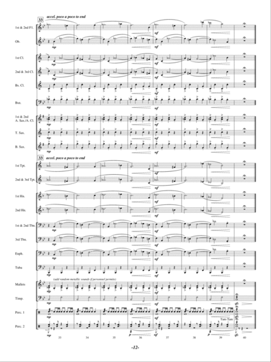 The Symphony of Souls The Symphony of Souls Concert Band scores gallery preview page 11