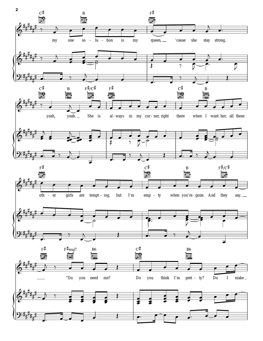 Cheerleader A Cappella scores gallery preview page 2