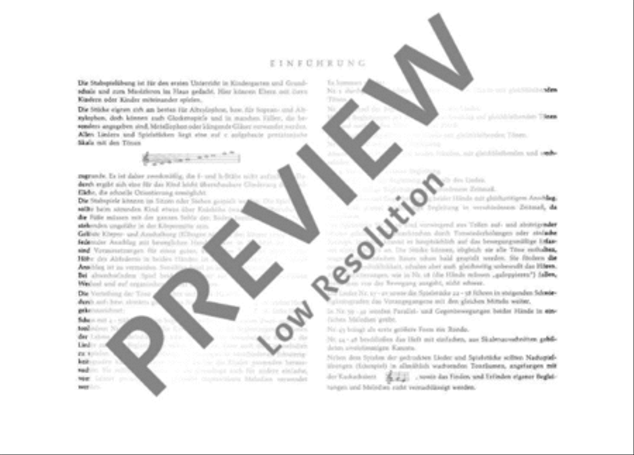 Erstes Spiel am Xylophon Percussion scores gallery preview page 3