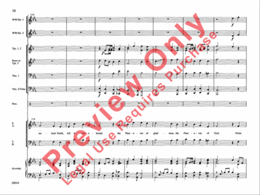 He Is Risen! Choir scores gallery preview page 17