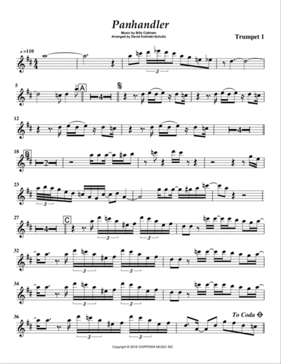 Panhandler Jazz Ensemble scores gallery preview page 2