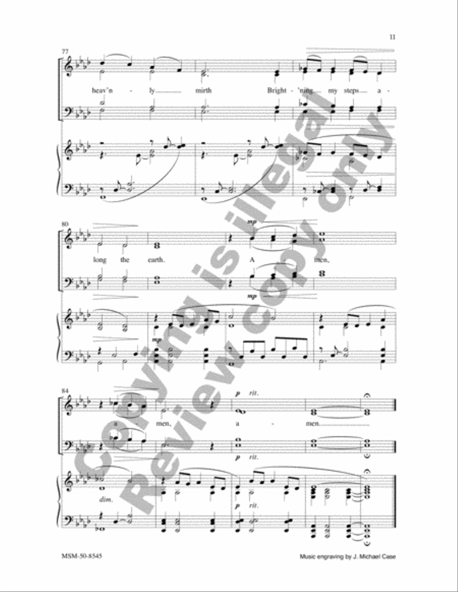 A Heart of Grace 4-Part scores gallery preview page 10