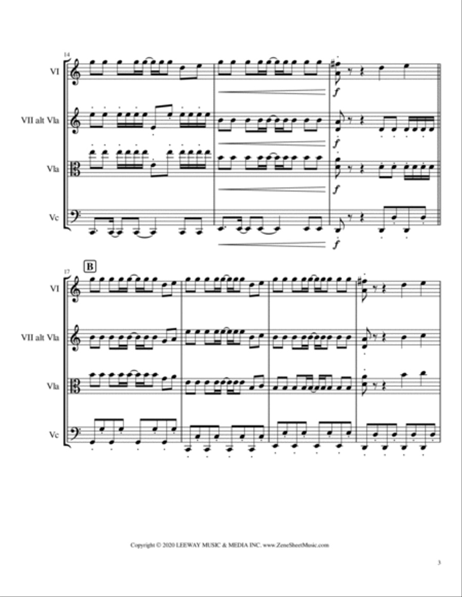 Baby Shark String Trio scores gallery preview page 3