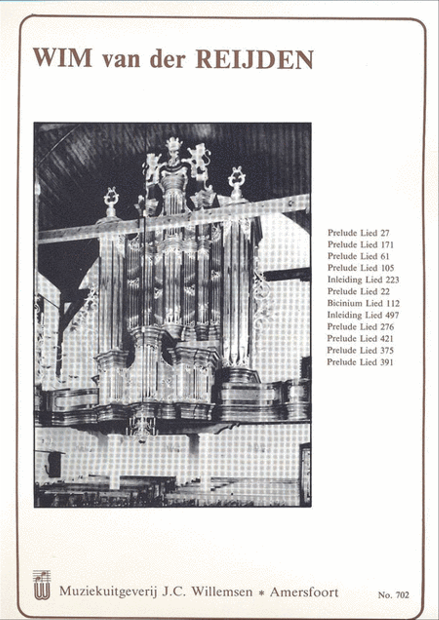 Prelude Lied 27 171 61 105 276 Organ scores gallery preview page 1