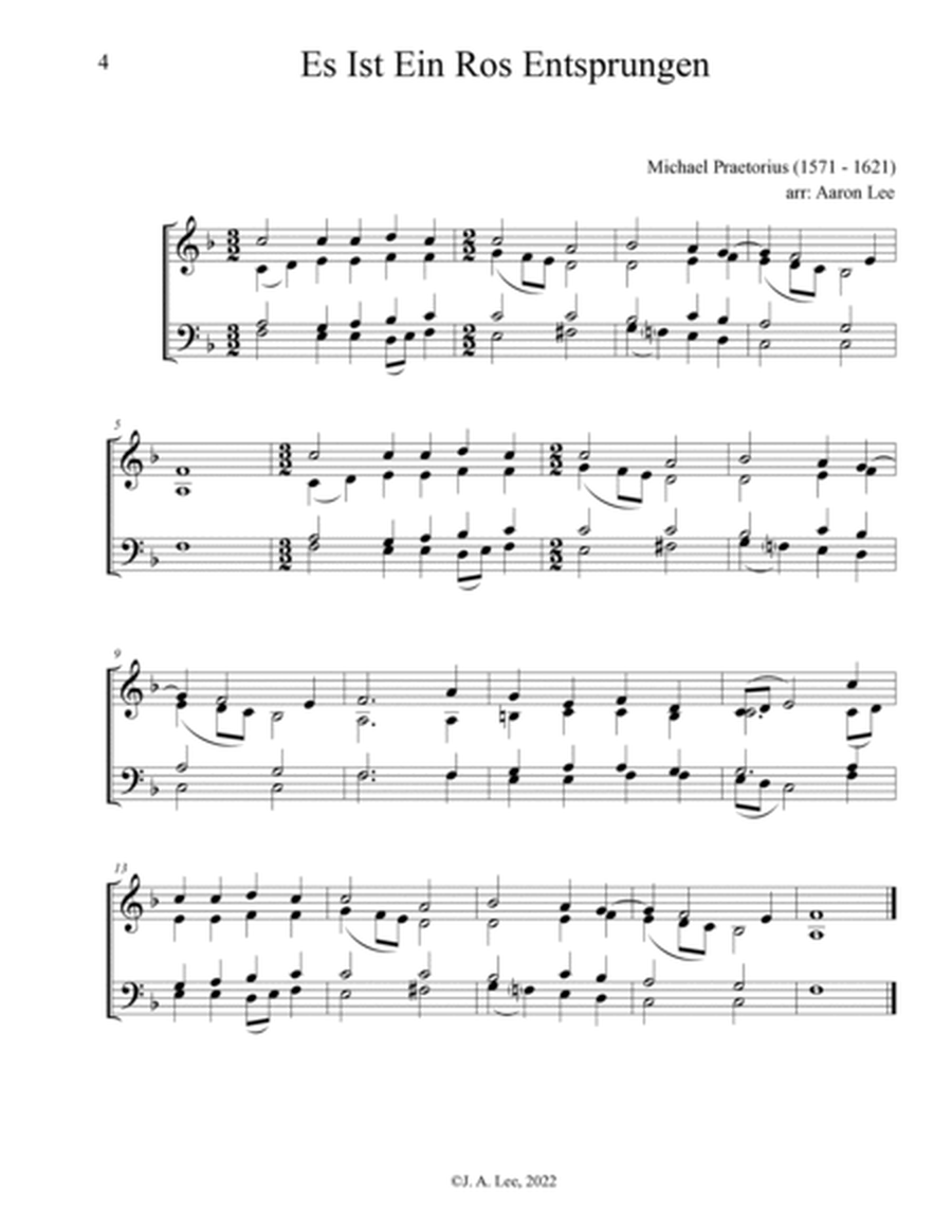 Nine Christmas Chorales (for solo piano)