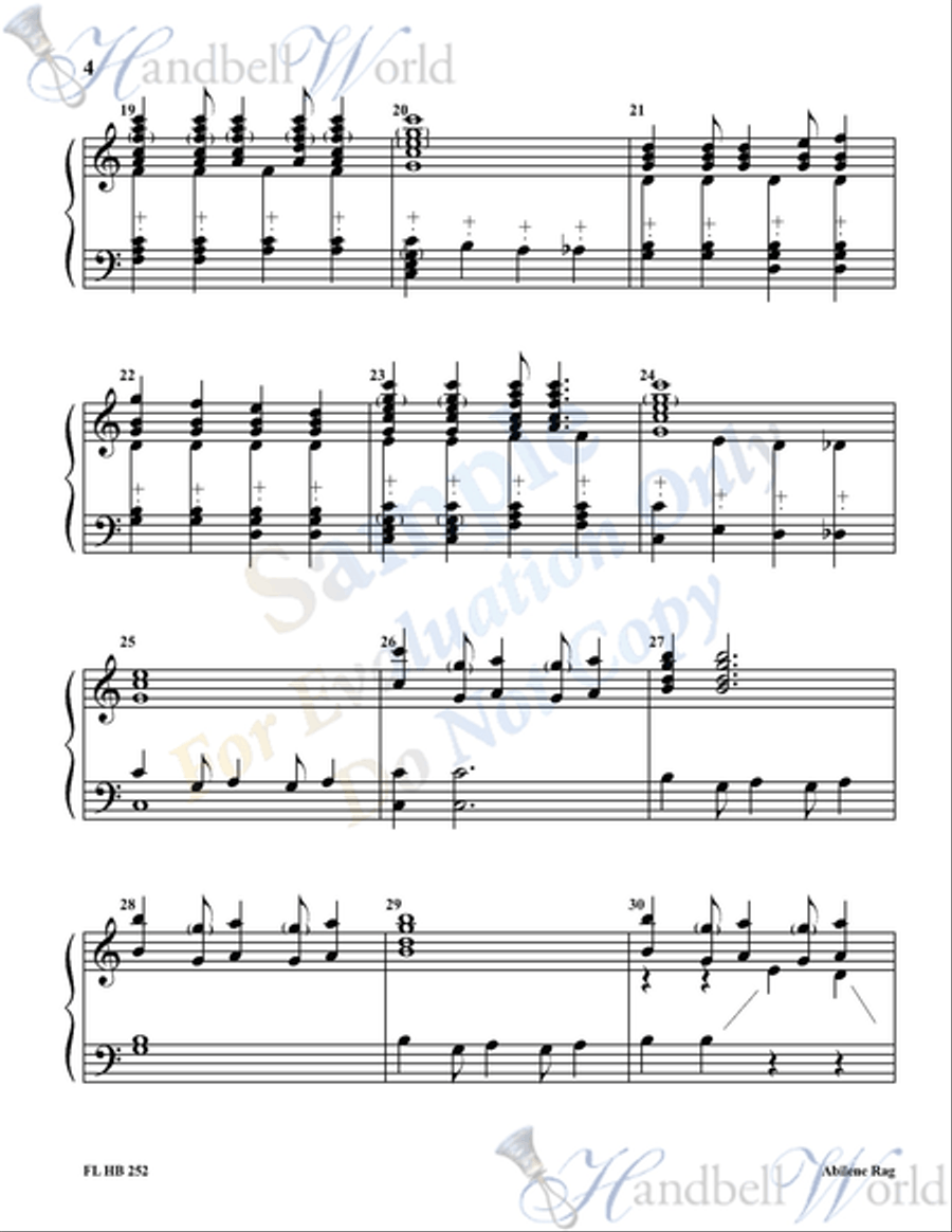 Abilene Rag 3-Octaves scores gallery preview page 3