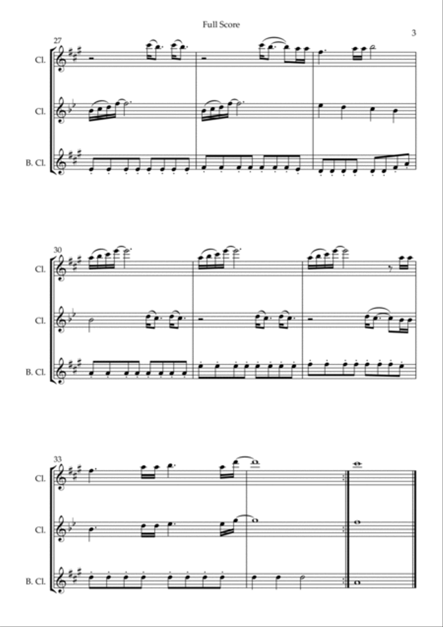 Never Enough Woodwind Trio scores gallery preview page 3
