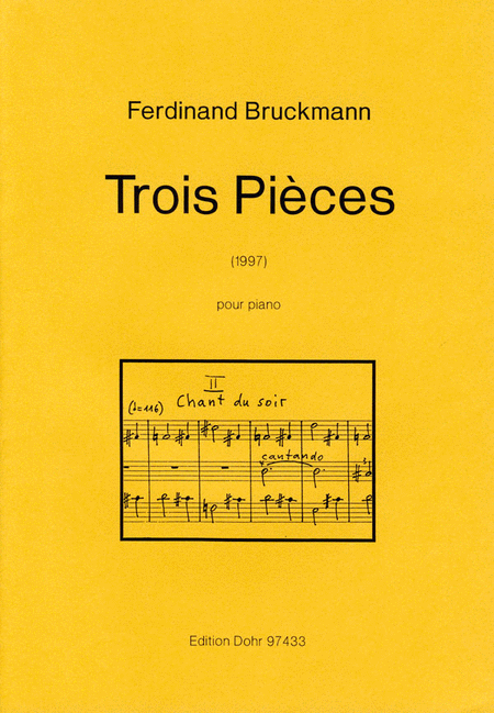 Trois Pièces pour piano (1997)