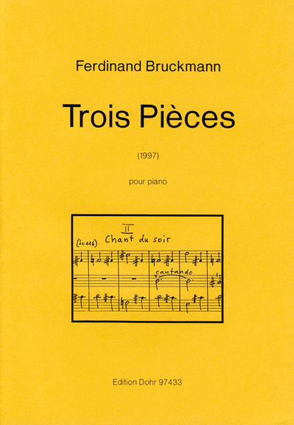 Trois Pièces pour piano (1997)