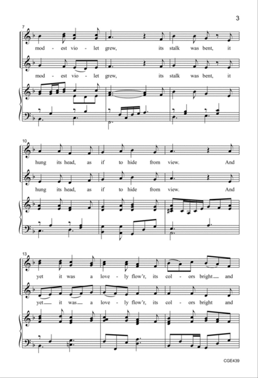 The Violet 3-Part scores gallery preview page 3
