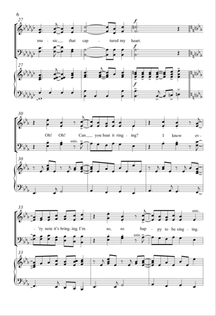 The Secret Melody 4-Part scores gallery preview page 4