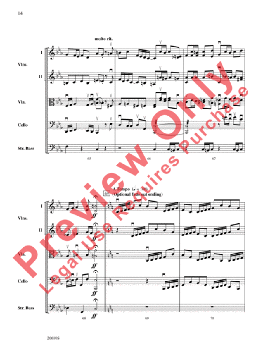 Bach's Lunch Bach's Lunch String Orchestra scores gallery preview page 15
