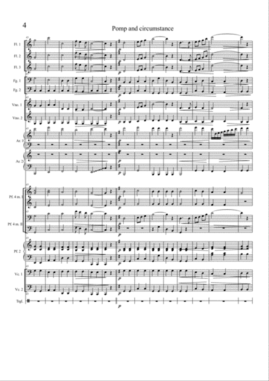 Pomp and Circumstance Pomp and Circumstance Large Ensemble scores gallery preview page 4