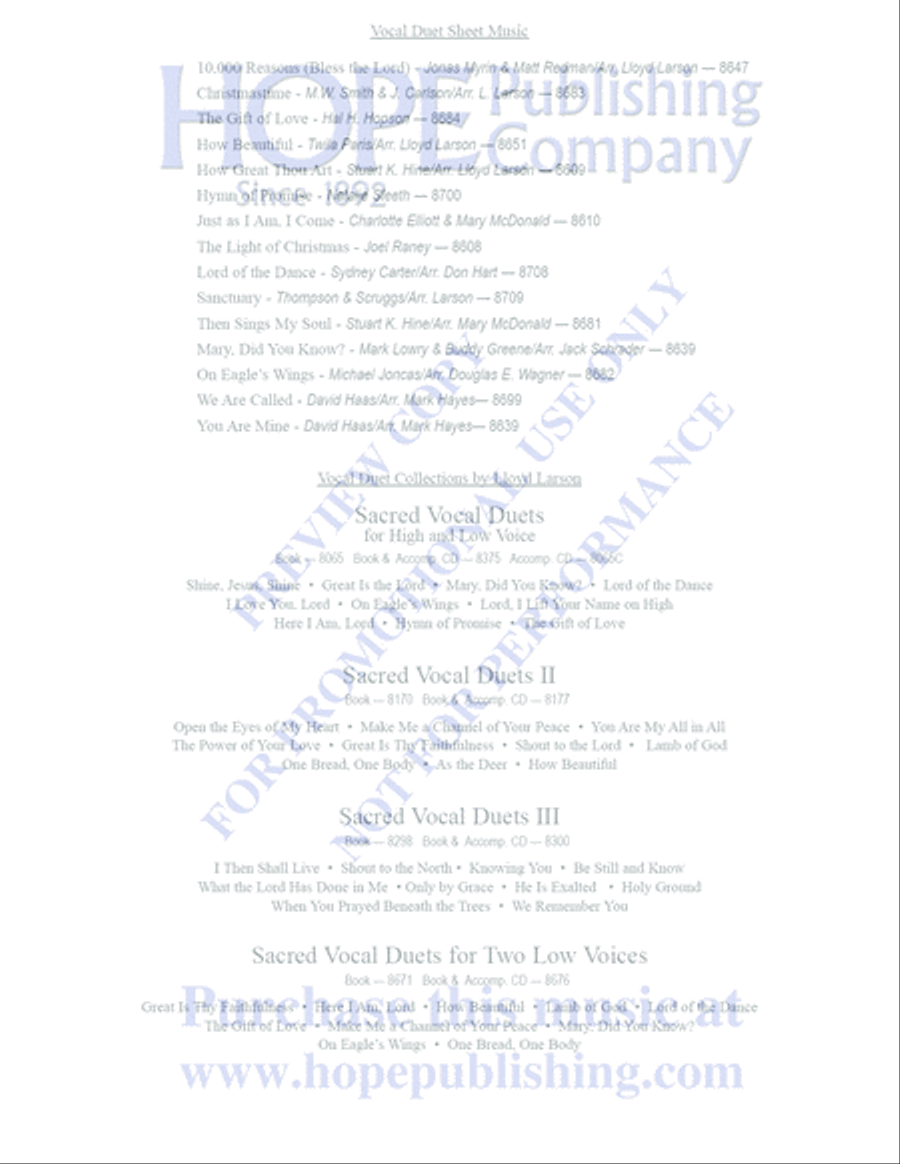 Essential Vocal Duets, Vol. 1 Piano scores gallery preview page 71