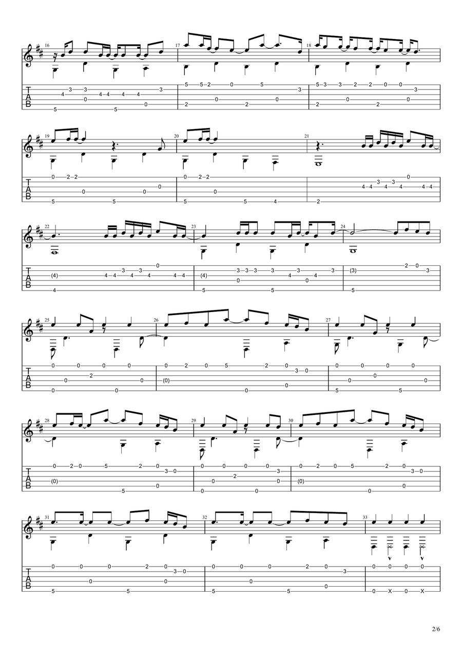 Style Style Acoustic Guitar scores gallery preview page 2