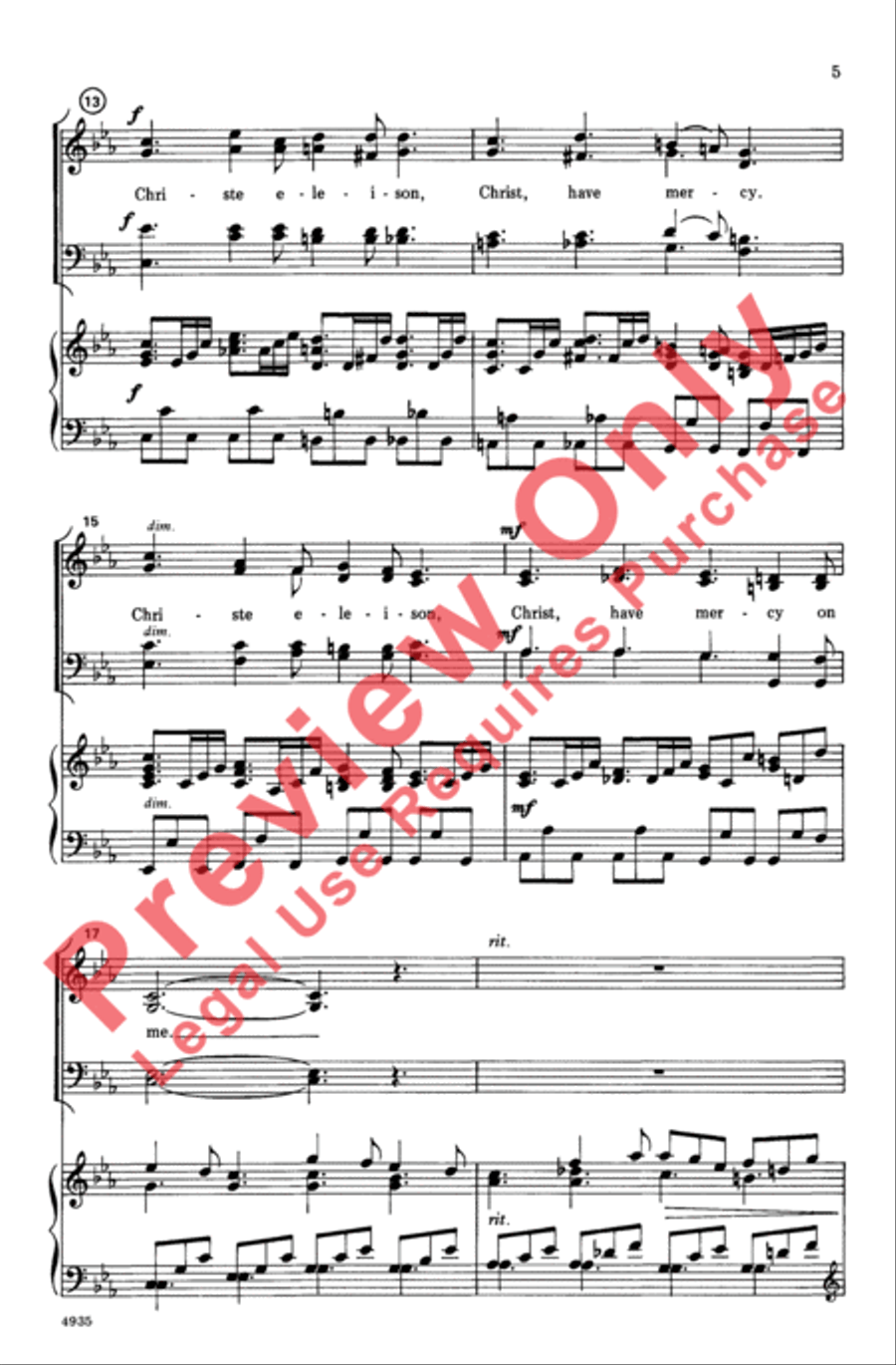 Prelude 4-Part scores gallery preview page 4