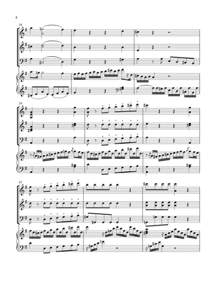 Mozart Klavierkonzert KV 107 II (Voilin,Basson,Piano) 1