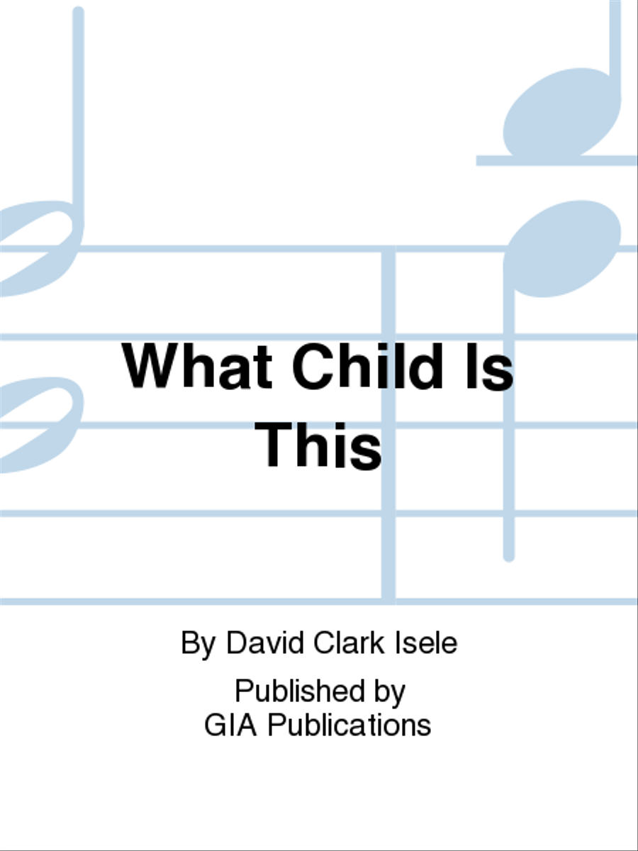 What Child Is This 4-Part scores gallery preview page 1