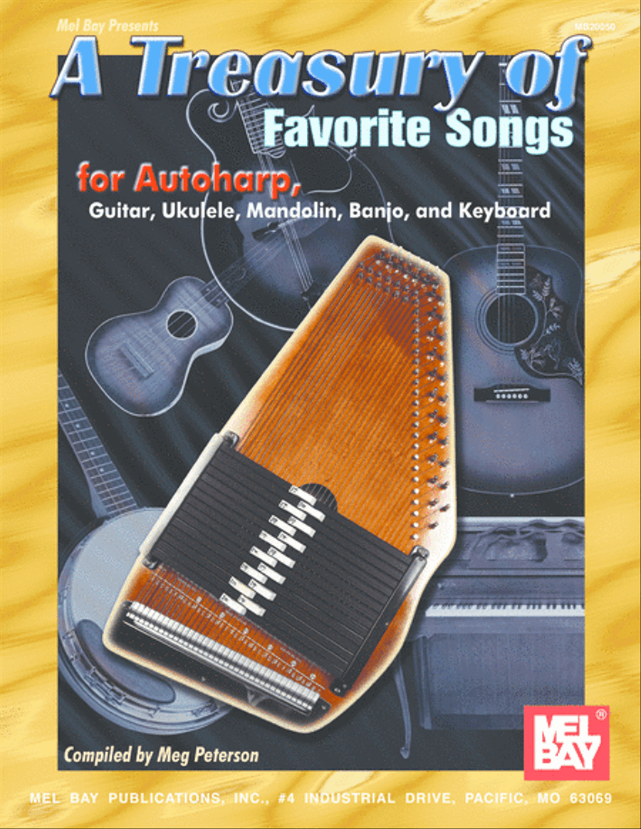 A Treasury of Favorite Songs for Autoharp Piano scores gallery preview page 1