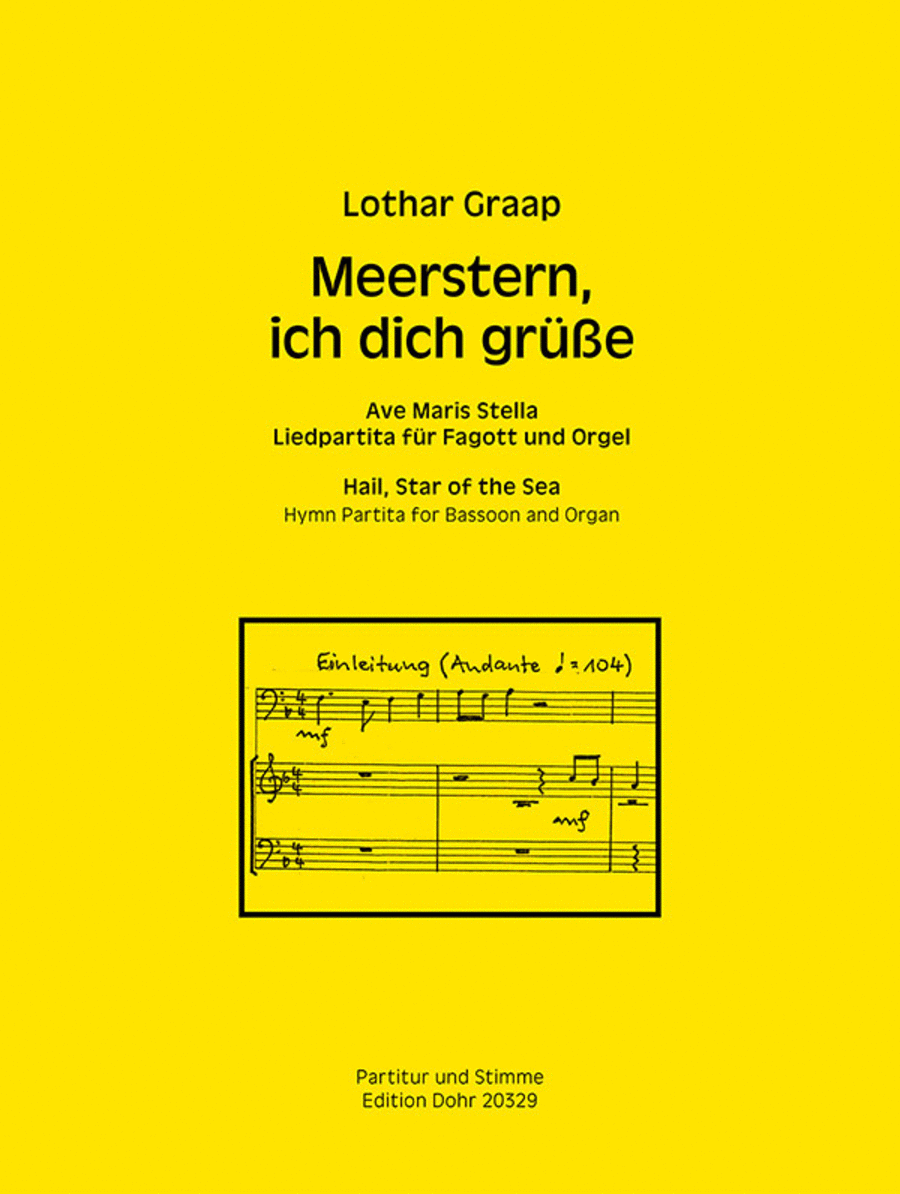 Meerstern, ich dich grüße für Fagott und Orgel -Liedpartita-