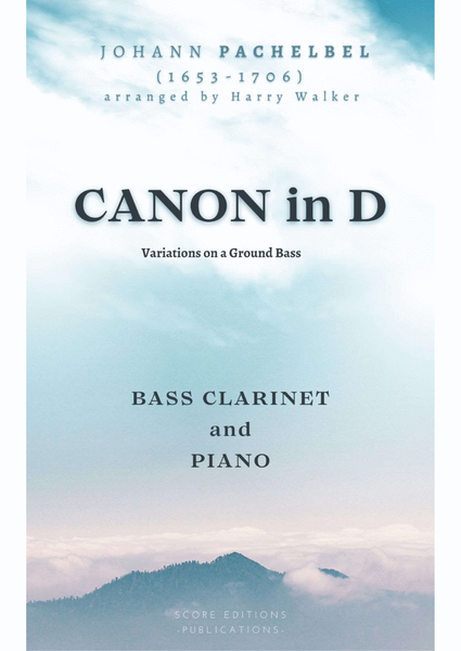 Pachelbel: Canon in D (for Bass Clarinet and Piano) image number null