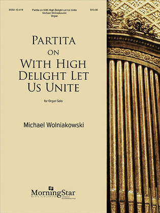 Book cover for Partita on With High Delight Let Us Unite