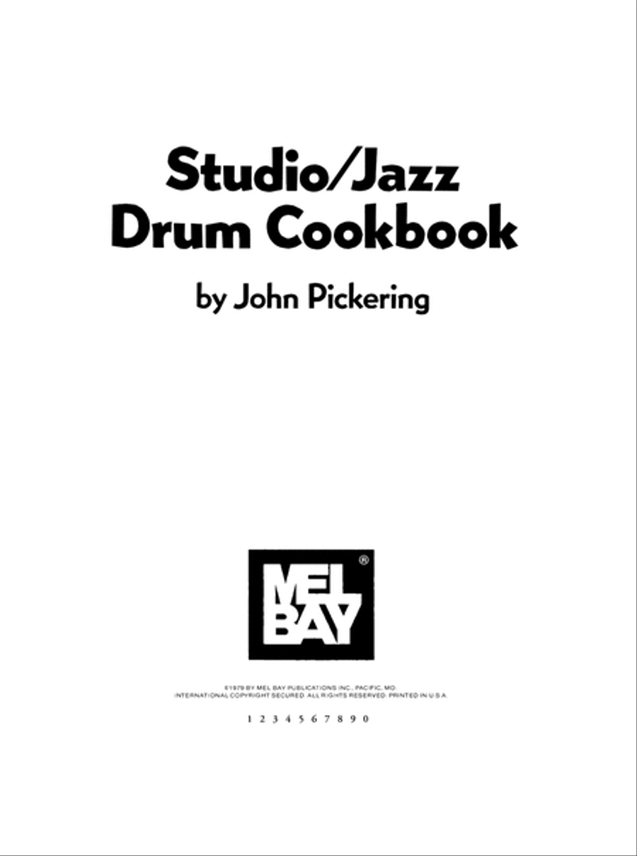 Studio /Jazz Drum Cookbook Drums scores gallery preview page 2