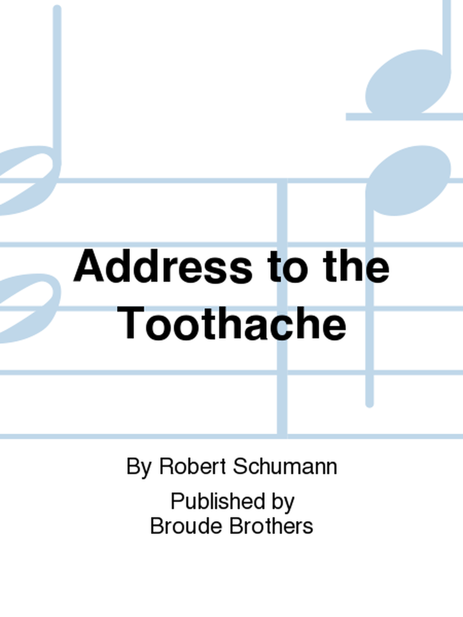 Address to the Toothache