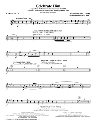 Celebrate Him (Medley) - Bb Trumpet 2,3