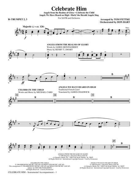Celebrate Him (Medley) - Bb Trumpet 2,3