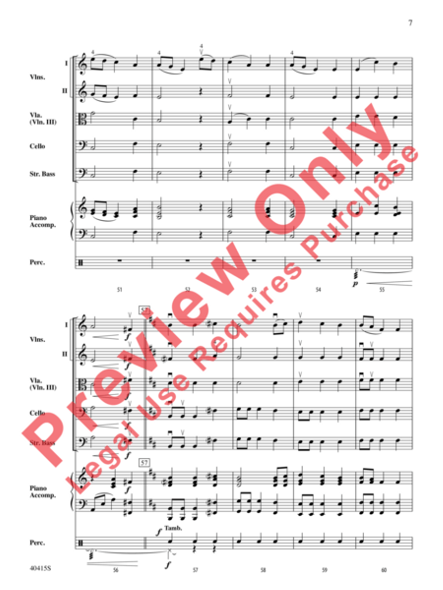 Ghost Ship by Michael Story String Orchestra - Sheet Music page 8