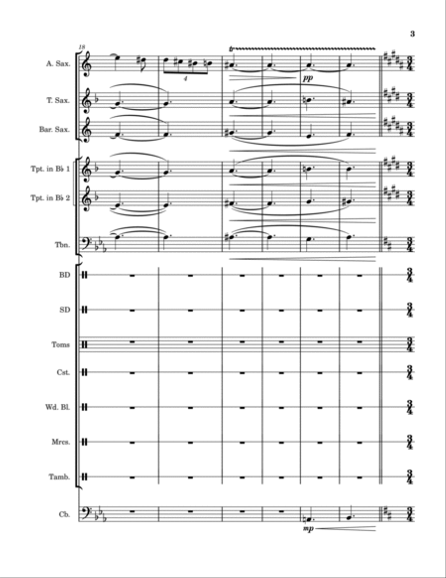 Mark Mark Jazz Ensemble scores gallery preview page 3