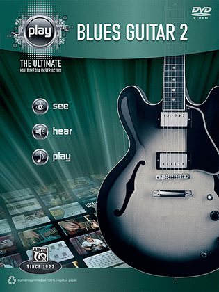 Book cover for Alfred's PLAY Blues Guitar 2