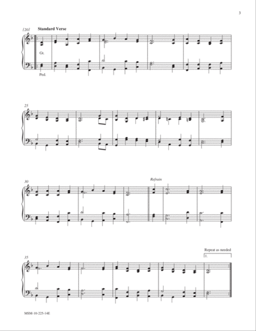 Veni Emmanuel Choir scores gallery preview page 3