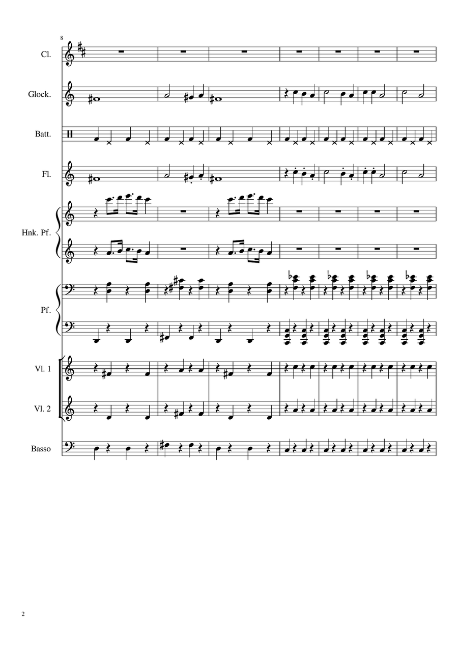 Alabama Song Large Ensemble scores gallery preview page 2