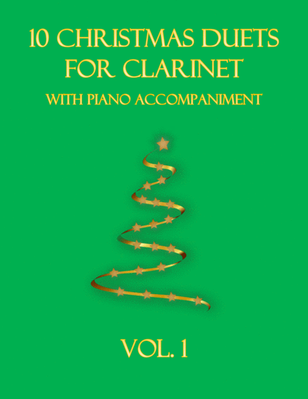 10 Christmas Duets for Clarinet with piano accompaniment vol. 1 image number null