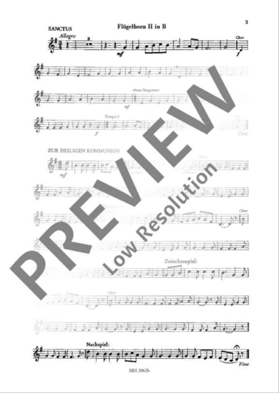 Die Kleine Messe Die Kleine Messe Mixed Choir scores gallery preview page 8