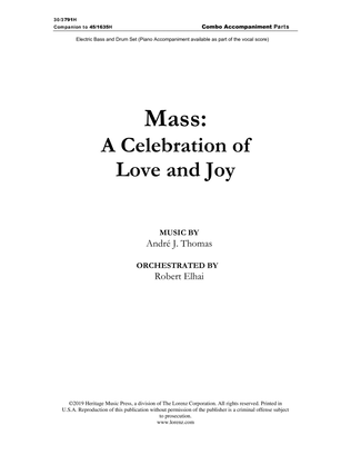 Mass: A Celebration of Love and Joy - Combo Accompaniment Parts