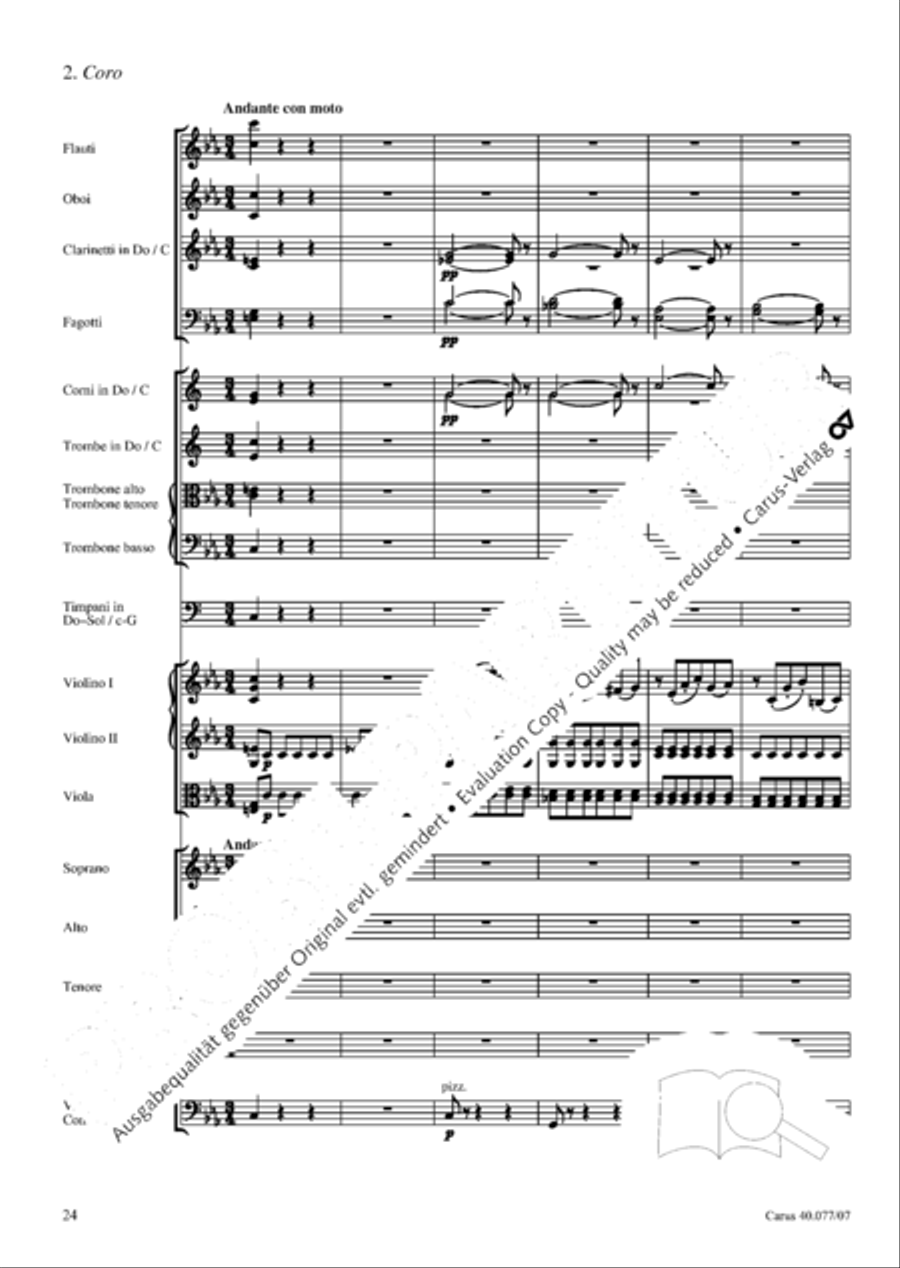 Lauda Sion 4-Part scores gallery preview page 37