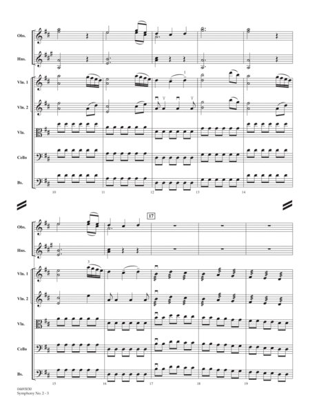 Symphony No. 2 (arr. Jamin Hoffman) - Conductor Score (Full Score)
