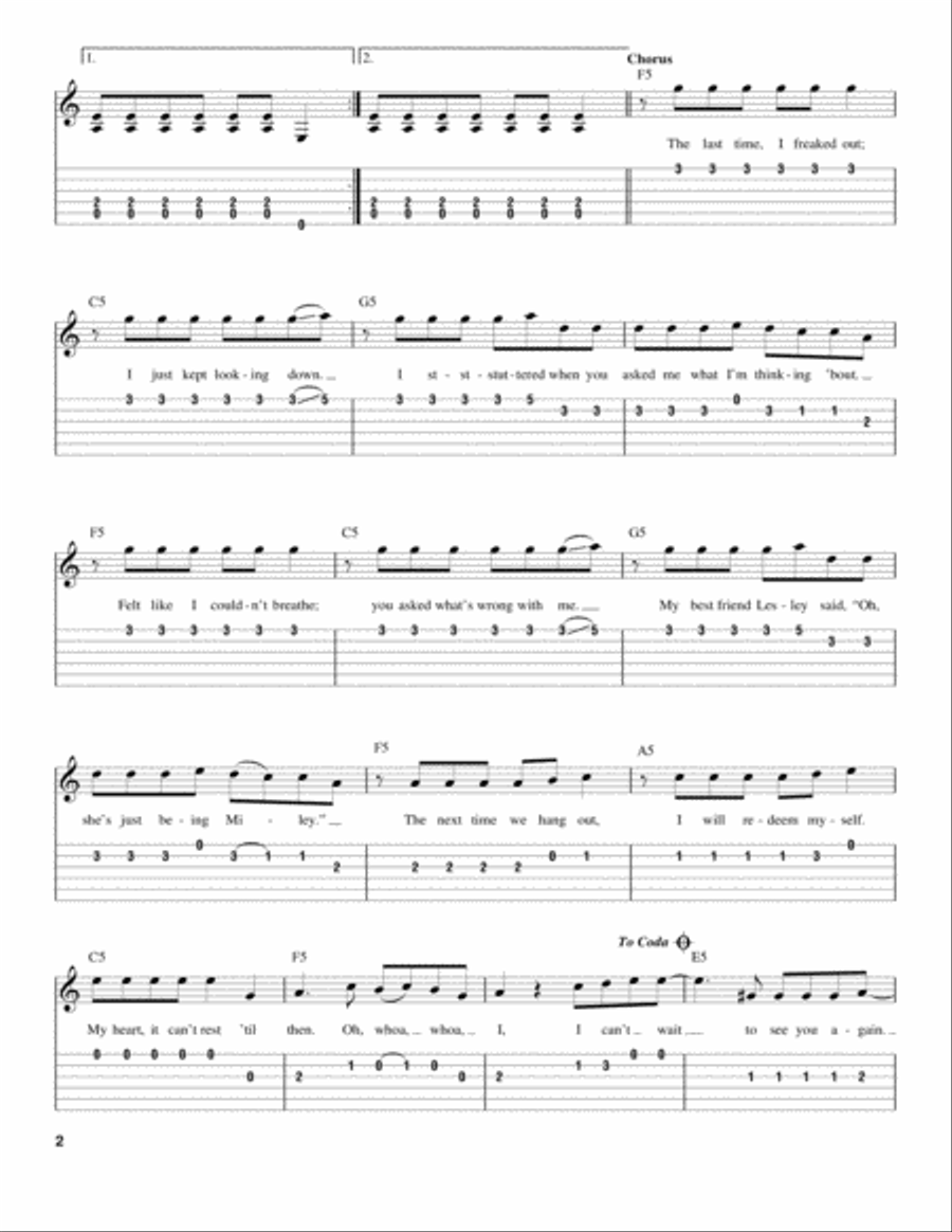 See You Again Acoustic Guitar scores gallery preview page 2