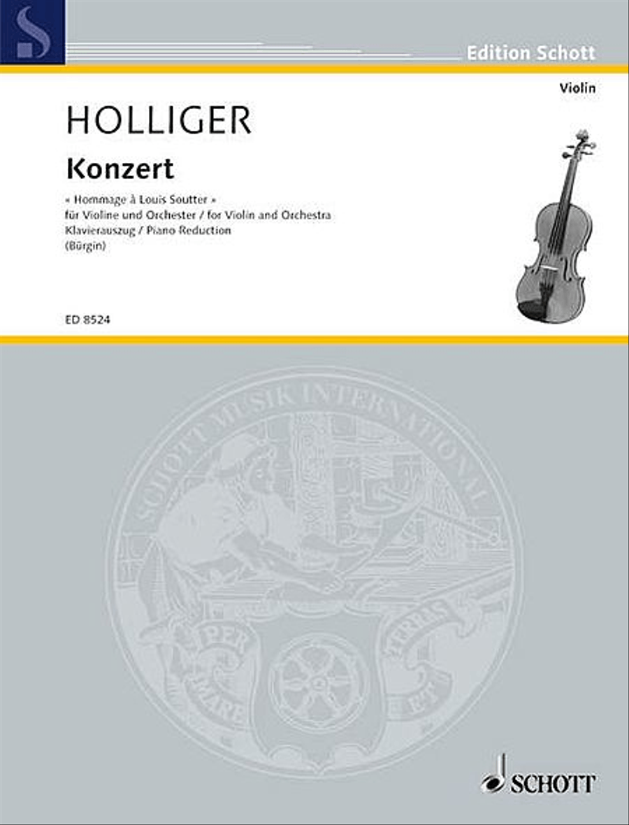 Konzert – Hommage à Louis Soutter Violin Solo scores gallery preview page 1