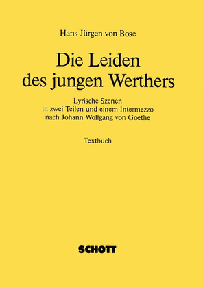 Book cover for Die Leiden des jungen Werthers
