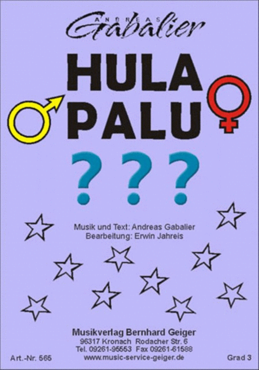 Hulapalu Hulapalu Concert Band scores gallery preview page 1