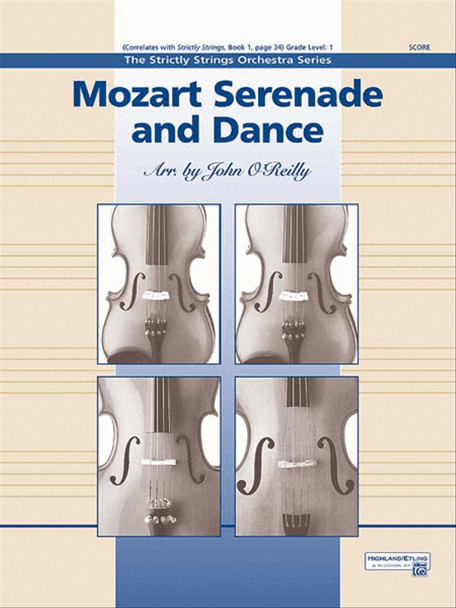 Mozart Serenade and Dance String Orchestra scores gallery preview page 1