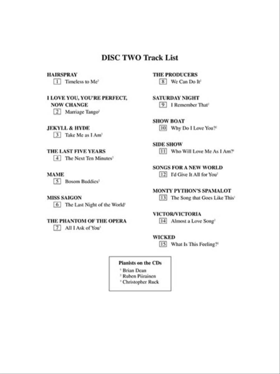 The Singer's Musical Theatre Anthology – Volume 2 Vocal Duet scores gallery preview page 3